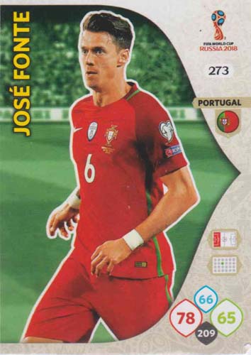 Adrenalyn World Cup 2018 #273 Jose Fonte (Portugal)