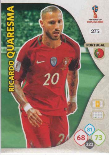 Adrenalyn World Cup 2018 #275 Ricardo Quaresma (Portugal)
