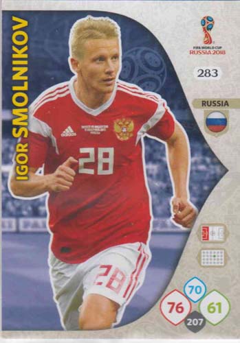 Adrenalyn World Cup 2018 #283 Igor Smolnikov (Russia)