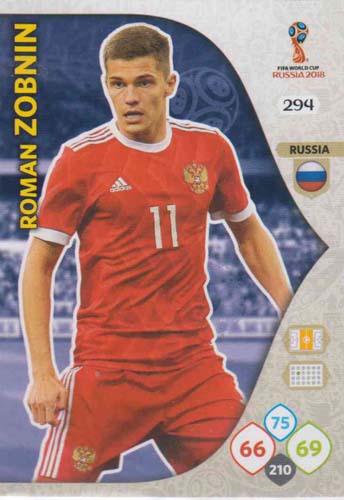 Adrenalyn World Cup 2018 #294 Roman Zobnin (Russia)
