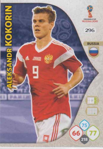 Adrenalyn World Cup 2018 #296 Aleksandr Kokorin (Russia)