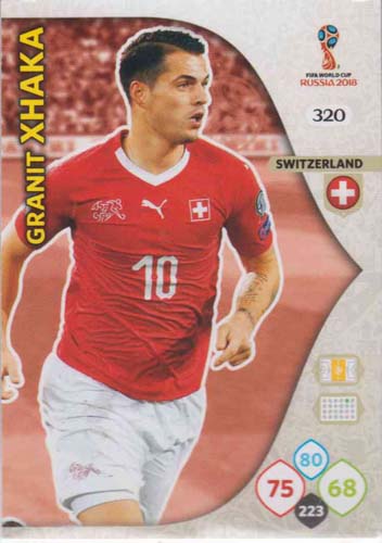 Adrenalyn World Cup 2018 #320 Granit Xhaka (Switzerland)
