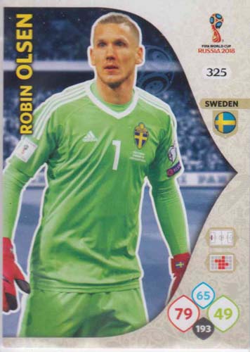Adrenalyn World Cup 2018 #325 Robin Olsen (Sweden)