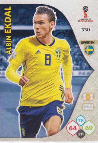 Adrenalyn World Cup 2018 #330 Albin Ekdal (Sweden)