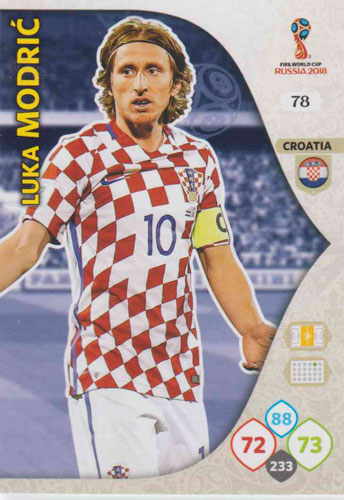 Adrenalyn World Cup 2018 #078 Luka Modric (Croatia)