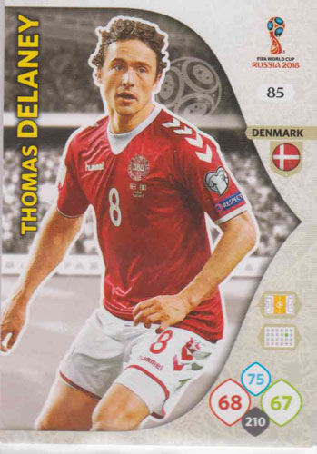 Adrenalyn World Cup 2018 #085 Thomas Delaney (Denmark)
