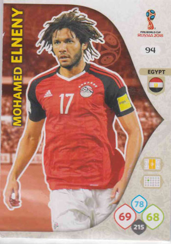 Adrenalyn World Cup 2018 #094 Mohamed Elneny (Egypt)