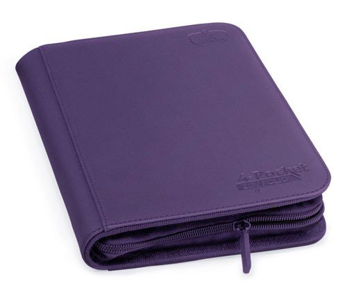 Ultimate Guard 4/8-Pocket ZipFolio (Mappe, holder 160 kort) XenoSkin Purple (Lilla)