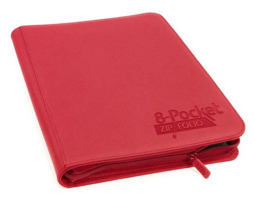 Ultimate Guard 8/16-Pocket ZipFolio (Mappe, holder 320 kort) XenoSkin Red (Rød)