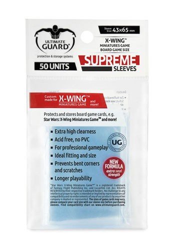 Ultimate Guard Supreme Sleeves (Lommer) for Board Game Cards X-Wing Miniatures Game (50)