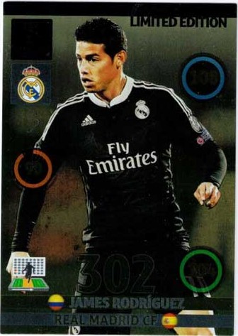 2014-15 Adrenalyn Champions League UPDATE James Rodriguez *Limited Edition*