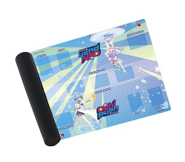 Spillemåtte (Playmat) Oversized - Oshi Push VTuber Card Game: Gen 3 (Gen Three): Phase Alias - 2-Player Set Up - Akiko