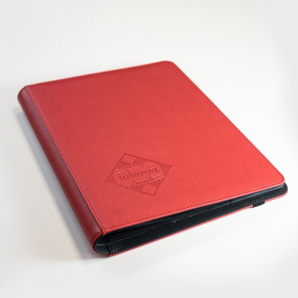 Kaissa - Mappe: Premium Binder - 9/18-Pocket (Holder 360 Kort) - Red (Rød)