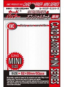 50 lommer KMC - Mini Pearl White (62x89 mm) - Sleeves
