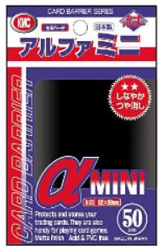 50 lommer KMC - Alpha Mini Black (64x89 mm) - Sleeves