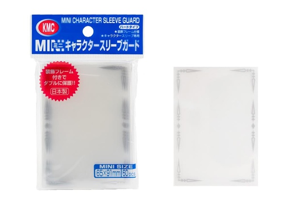 60 lommer! KMC - Mini Character Guard (Oversized/Outer Covers) - Sleeves (91x65mm)