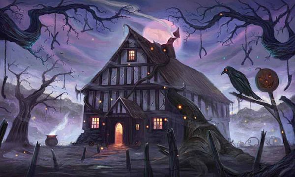 Spillemåtte (Playmat) - Kraken Wargames - Magic of Halloween  #KWG0504