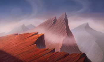 Spillemåtte (Playmat) - Kraken Wargames - Mountain #KWG0415