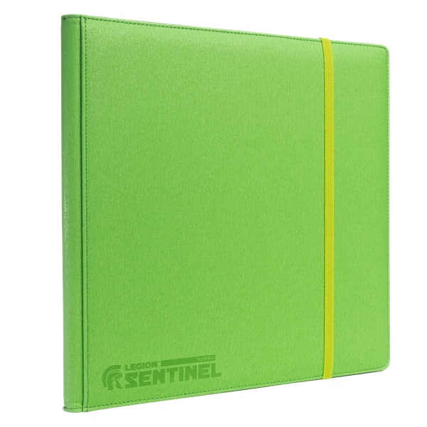 Mappe - Legion: Sentinel 12-Pocket Binder - Green - 24x20 (Plads til 480 kort) #17654