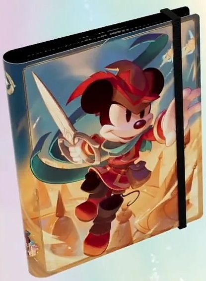 Mappe - Disney Lorcana TCG: Set 09 (Fabled): Mickey Mouse - Brave Little Tailor - 4-Pocket Lorebook Card Portfolio - Album (Holder 80 kort)