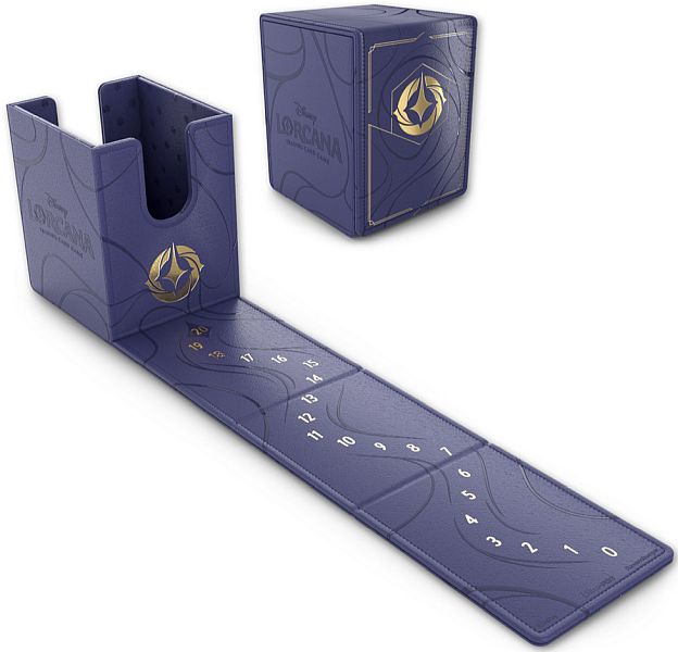 Deck Box - Alcove Flip Box (Leatherette): Disney Lorcana TCG: Premium - Ultra Pro/Ravensburger #11098565