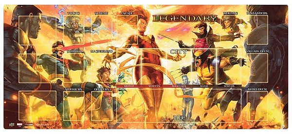 Spillemåtte (Playmat) - Marvel Legendary: Dark Phoenix VS X-Men
