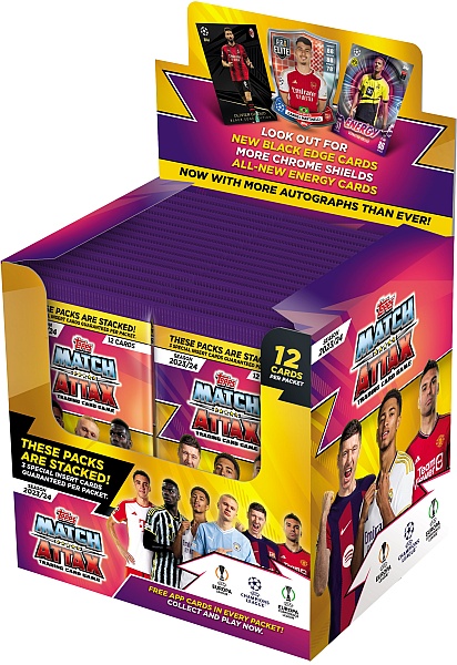 Topps Match Attax - Match Attax 2023/2024: UEFA Champions League -  Booster Display (Box med 36 Pakker)