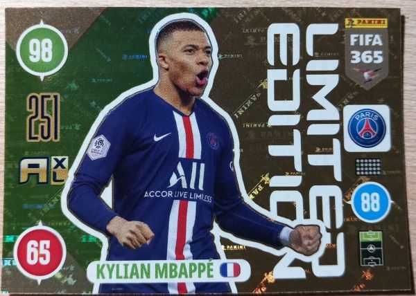Adrenalyn XL FIFA 365 2021 - 251 Kylian Mbappé (Paris Saint-Germain)
