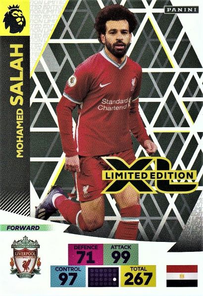 Adrenalyn XL Premier League 2020: 2021 - Mohamed Salah (Liverpool)