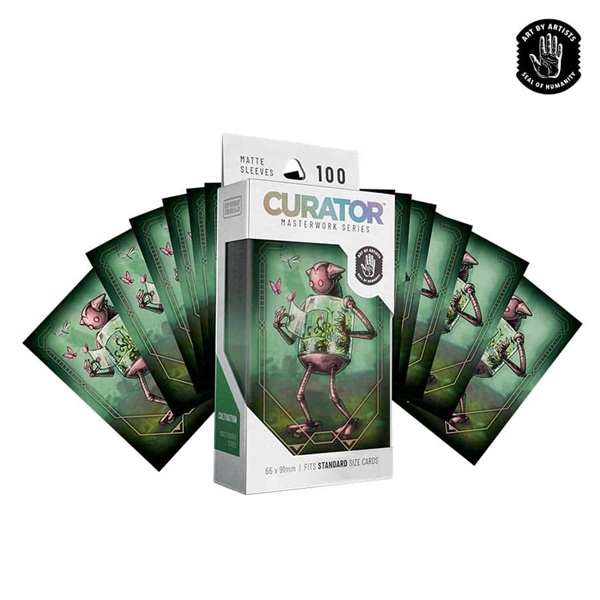 100 lommer! Curator Masterworks Sleeves: Cultivation (Brittany Bowman) - Matte Standard Sleeves (66x91mm)