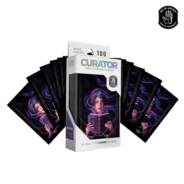 100 lommer! Curator Masterworks Sleeves: Revelation (Olga Tereshenko) - Matte Standard Sleeves (66x91mm)