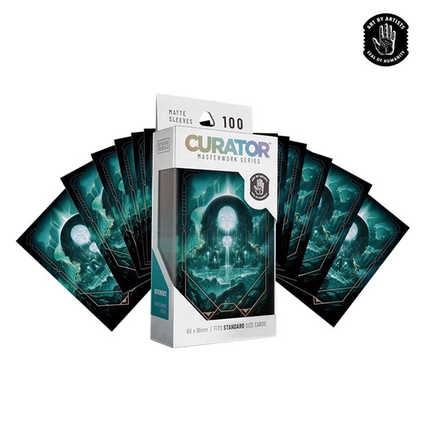 100 lommer! Curator Masterworks Sleeves: Reverence (Sergio Chaves) - Matte Standard Sleeves (66x91mm)