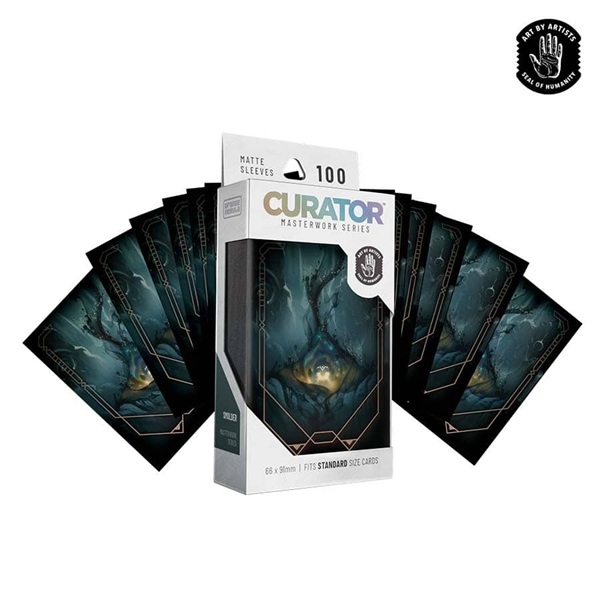 100 lommer! Curator Masterworks Sleeves: Smolder (Sergio Chaves) - Matte Standard Sleeves (66x91mm)