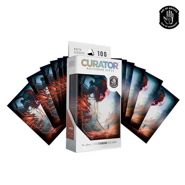 100 lommer! Curator Masterworks Sleeves: Slumber (NinjaJo) - Matte Standard Sleeves (66x91mm)
