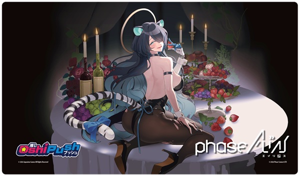 Spillemåtte (Playmat) - Oshi Push VTuber Card Game: Gen 3 (Gen Three): Phase Alias - Makina Erina (Limited Edition)