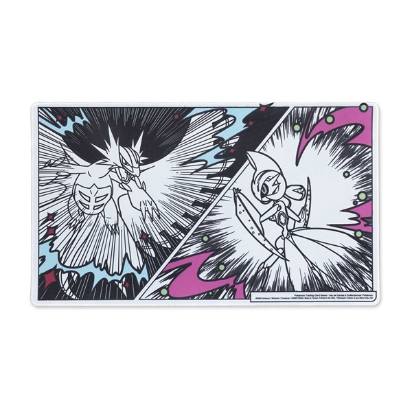 Pokemon Spillemåtte (Playmat) - Roaring Moon & Iron Valiant - Pokémon Center Playmat