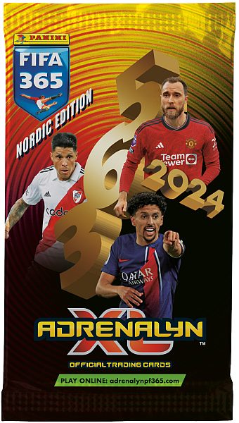 Panini Adrenalyn XL: FIFA 365 2024 Nordic Edition - Booster Pakke - Booster Pack