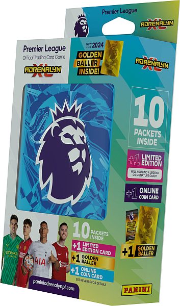 Panini Adrenalyn XL: Premier League 2023/2024 - Mega Tin - 10 Boosters & Limited-Kort