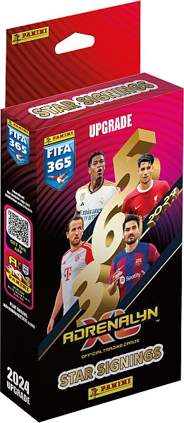 Panini Adrenalyn XL: FIFA 365 2024 Upgrade - Star Signings Booster Set (Deck) - Blister med 40 kort + Limited Edition!