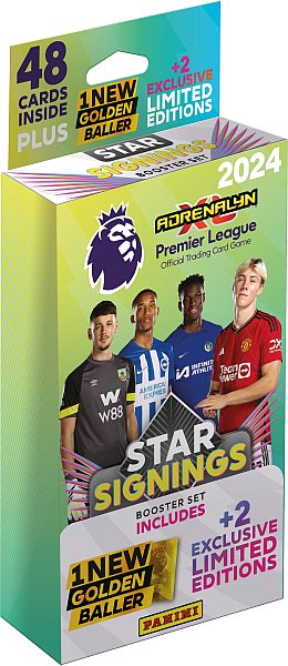 Panini Adrenalyn XL: Premier League 2023/2024 - Star Signings Booster Set (Deck) - Blister med 40 kort + Limited Edition!