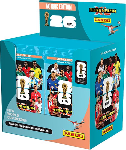 Panini Adrenalyn XL: FIFA World Cup 2026 Nordic Edition - Booster Display - 1 Box med 50 Pakker