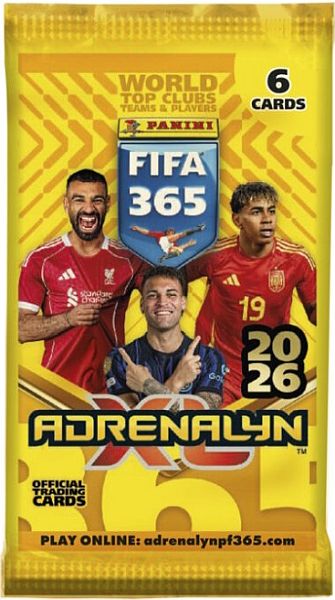 Panini Adrenalyn XL: FIFA 365 2026 - Flow Pack Booster Pakke - Booster Pack