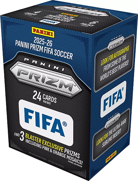 Panini Soccer Prizm FIFA 2025-26 - Blaster Box (Booster Display) - 1 Box med 6 Pakker