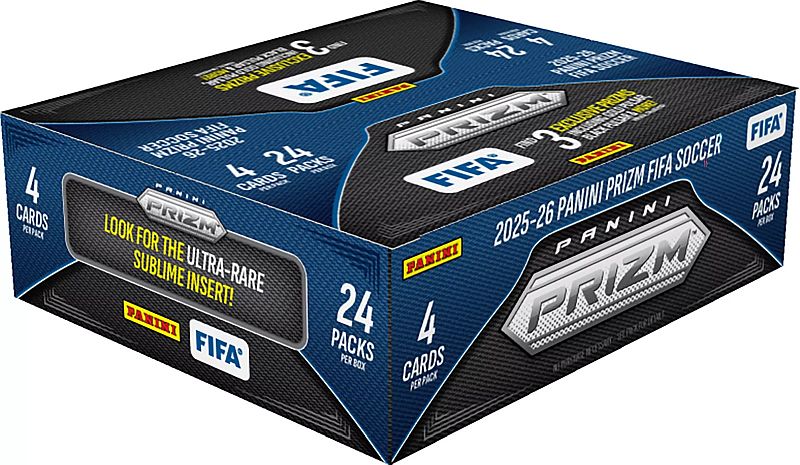 Panini Soccer Prizm FIFA 2025-26 - Retail Booster Box - 1 Box med 24 Pakker