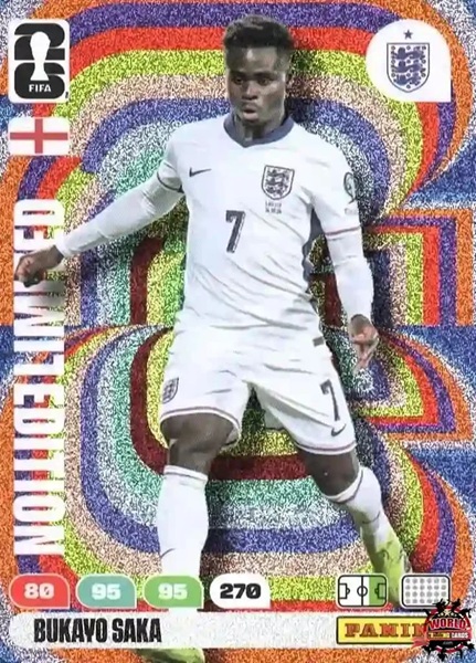 Panini Adrenalyn XL: FIFA World Cup 2026 Bukayo Saka - England