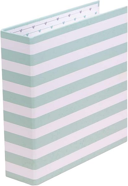 Mappe - Cratelier - Mint Stripes Lined - 6x8" Mini-Ringbind (Album) (2 Rings)