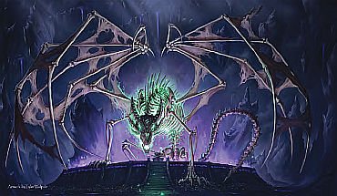 Spillemåtte (Playmat) - Rise of the Dracolich - Artists of Magic ACT030