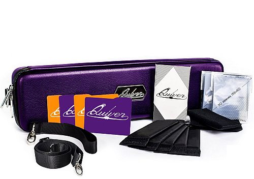 Quiver Case: Violet - Multi-Deck Box & Accessories! Holder 1350 kort!