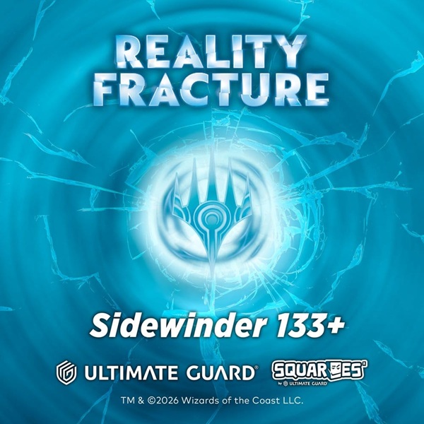 Ultimate Guard Sidewinder Deck Case (Deck Box) 133+ Standard Size XenoSkin: Magic: The Gathering - Reality Fracture: Blue Rare 2