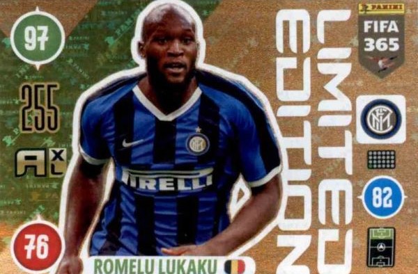 Adrenalyn XL FIFA 365 2021 - 255 Romelu Lukaku (FC Internazionale Milano)